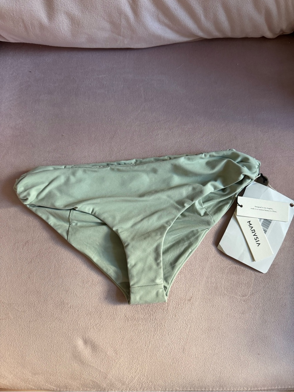 NWT MARYSIA SWIM Venice Bikini Bottoms Mint Green L